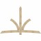 Ekena Millwork Davenport Rough Sawn Timber Gable Bracket, Douglas Fir, 108"W x 72"H x 4"D x 6"F, 16/12 Pitch GBW108X72X0406DAV00RDF - alternate 1